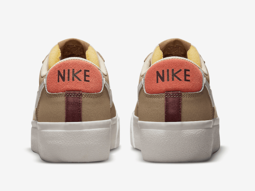 秋冬卡其装扮!全新Nike Blazer Low Platform即将登场! 货号:DQ9318-200