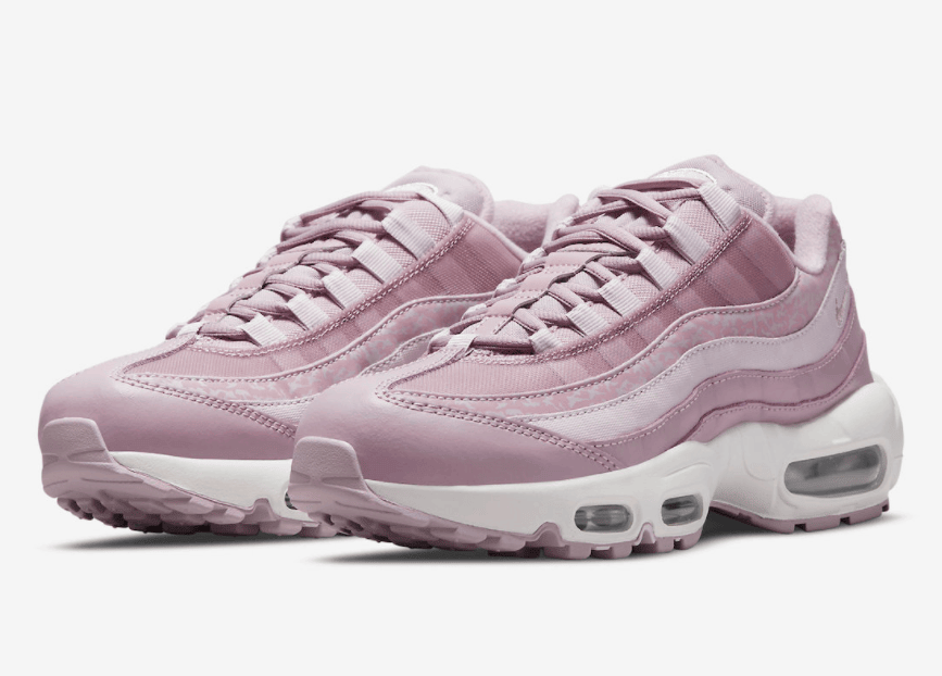 粉红迷彩!耐克复古跑鞋Air Max 95新配色曝光! 货号:DC9474-500