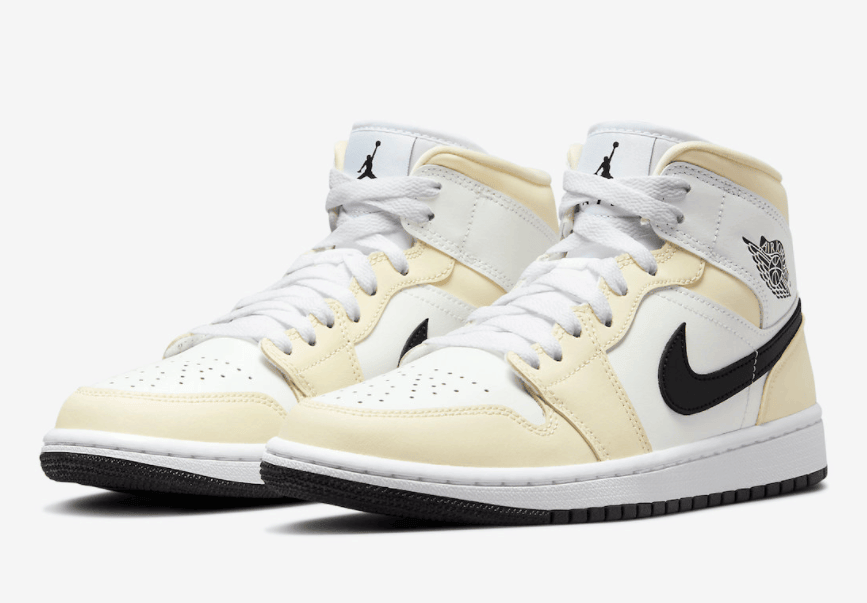 全新AJ1 Mid“椰奶”官图曝光!即将登场! 货号:BQ6472-121