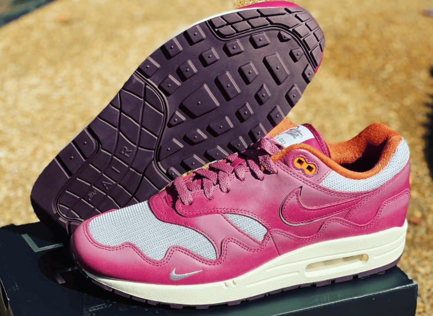 吸睛玫红!Patta x Nike Air Max 1新配色曝光!
