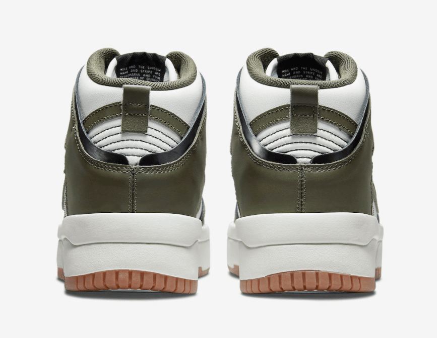 军事风浓郁！厚底高帮Dunk新配色即将发售！ 货号：DH3718-103