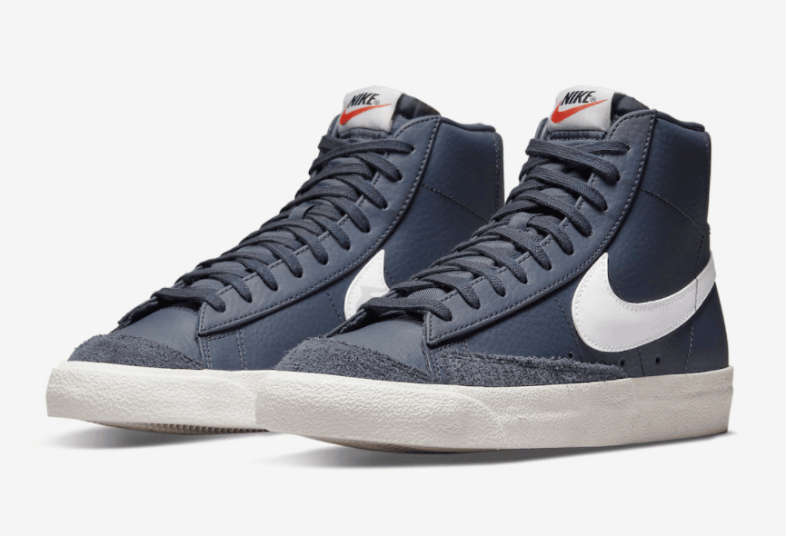 沉稳海军蓝!全新配色Blazer Mid官图曝光! 货号:BQ6806-401