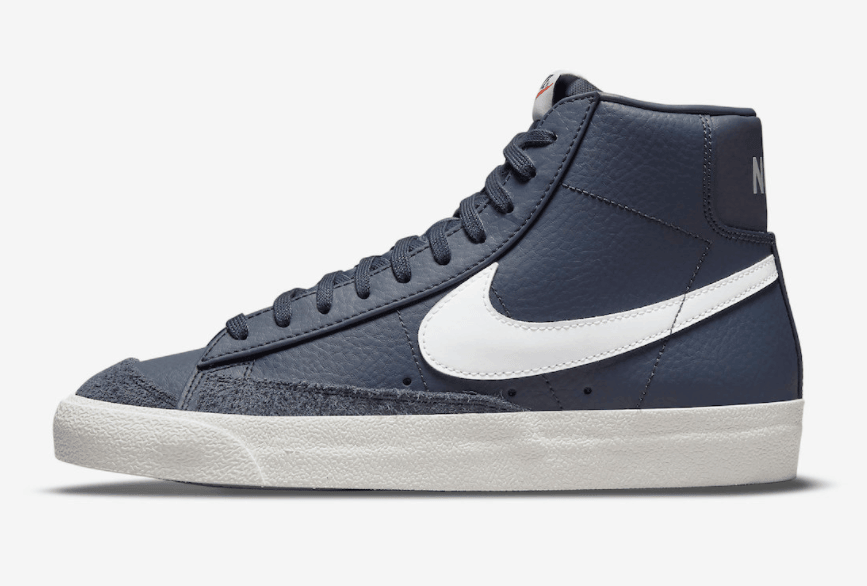 沉稳海军蓝!全新配色Blazer Mid官图曝光! 货号:BQ6806-401