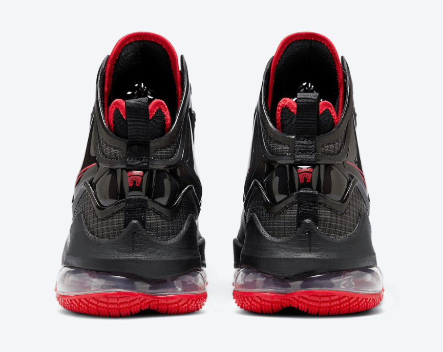 詹姆斯最新战靴!全新黑红 LeBron 19官图释出! 货号:DC9340-001