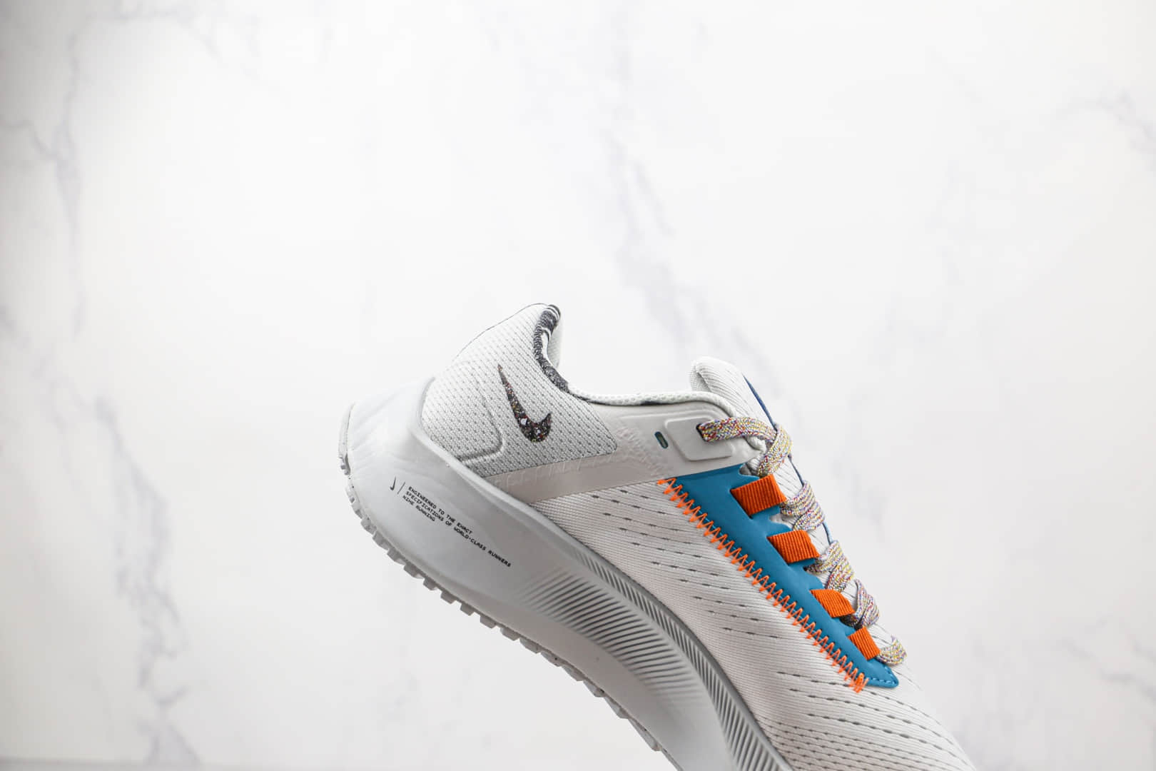 耐克Nike Air Zoom Pegasus 38纯原版本登月38代白橙蓝色慢跑鞋原盒原标 货号:DC4520-100