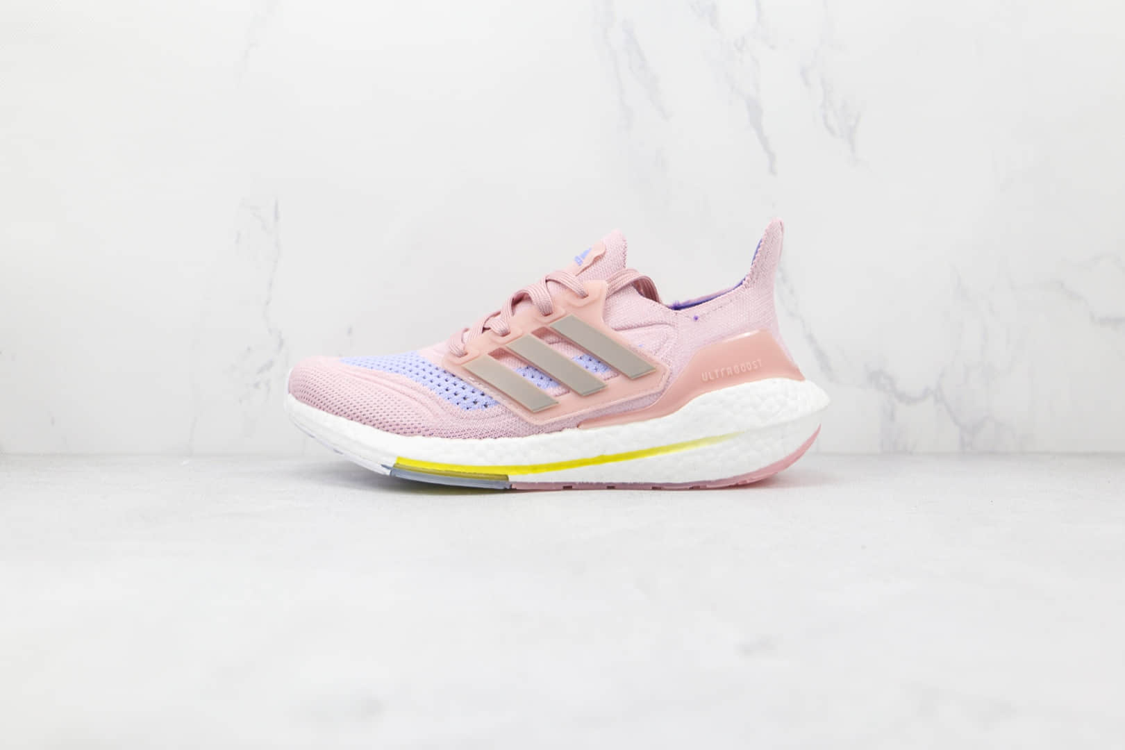 阿迪达斯adidas ultra boost 2021纯原版本粉紫色UB7.0爆米花跑鞋原盒原标 货号:S23837