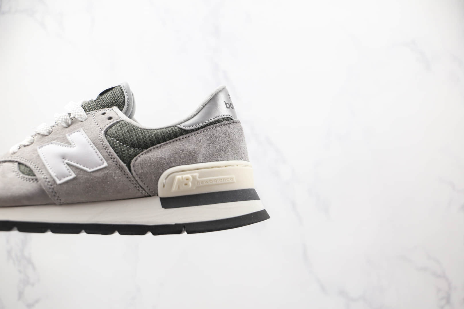 新百伦New Balance 990纯原版本美产复古跑鞋NB990灰色区别市面通货 货号:M990GRY