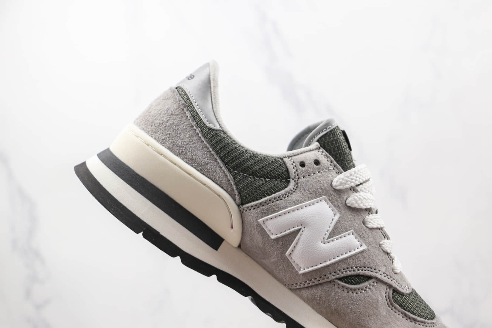 新百伦New Balance 990纯原版本美产复古跑鞋NB990灰色区别市面通货 货号:M990GRY