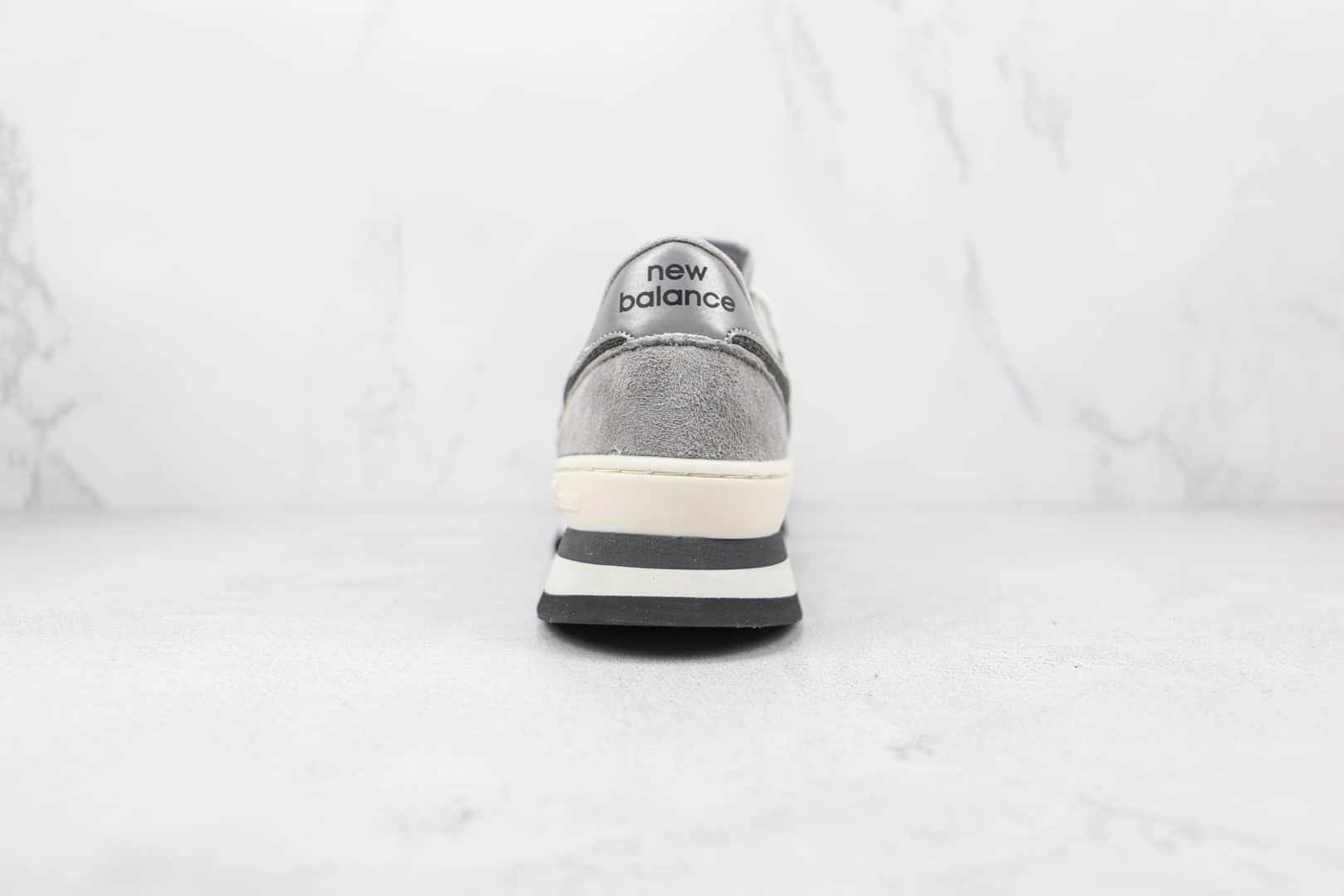 新百伦New Balance 990纯原版本美产复古跑鞋NB990灰色区别市面通货 货号:M990GRY