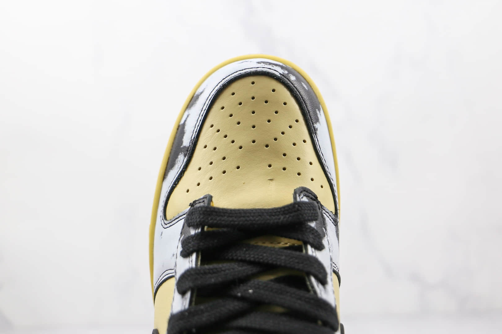 耐克Nike Dunk High 1985 Black Acid Wash高帮DUNK纯原版本黄灰黑黑酸洗扎染柠檬滴黑土星金色板鞋原鞋开模 货号:DD9404-700