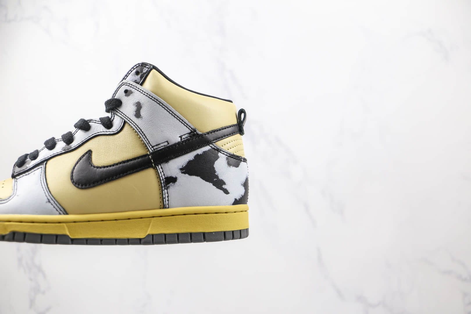 耐克Nike Dunk High 1985 Black Acid Wash高帮DUNK纯原版本黄灰黑黑酸洗扎染柠檬滴黑土星金色板鞋原鞋开模 货号:DD9404-700