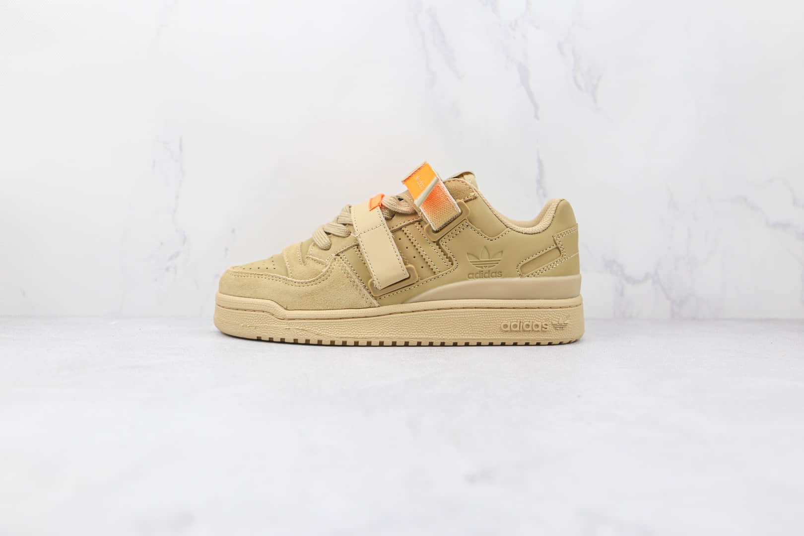 阿迪达斯Adidas Forum Low OG纯原版本低帮卡其色魔术贴板鞋原盒原标 货号:GX3658