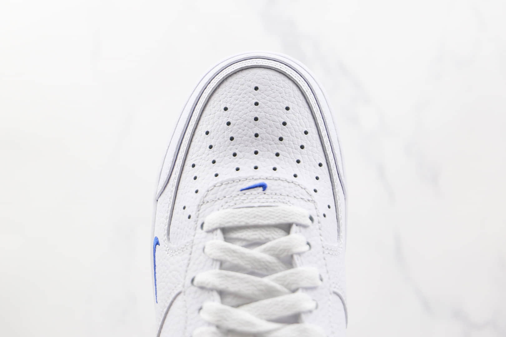 耐克Nike Air Force 1 Low纯原版本低帮空军一号白蓝色双钩3m反光板鞋内置气垫 货号:DN4433-100