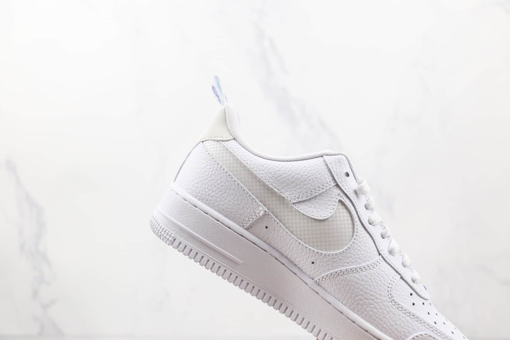 耐克Nike Air Force 1 Low纯原版本低帮空军一号白蓝色双钩3m反光板鞋内置气垫 货号:DN4433-100