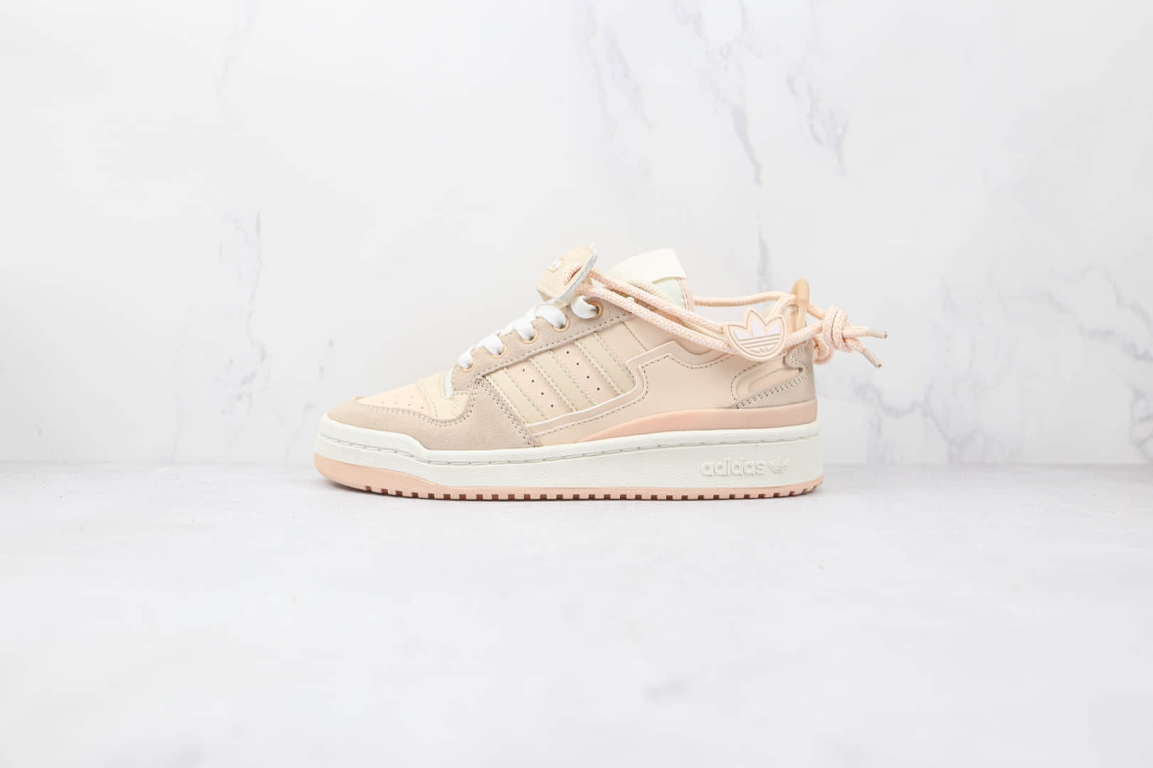 阿迪达斯adidas originals Forum 84 low纯原版本魔术贴樱花粉板鞋原盒原标 货号：GX3659