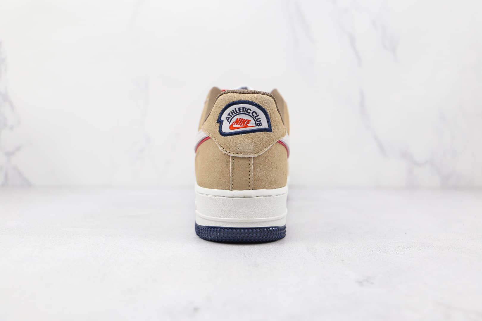 耐克Nike Air Force 1 Athletic Club纯原版本低帮空军一号西班牙毕尔巴鄂竞技俱乐部联名款米黄色红边板鞋原盒原标 货号:DQ5079-111
