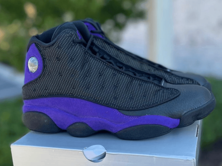 黑紫AJ13再曝最新实物!明年1月8日登场! 货号:DJ5982-015