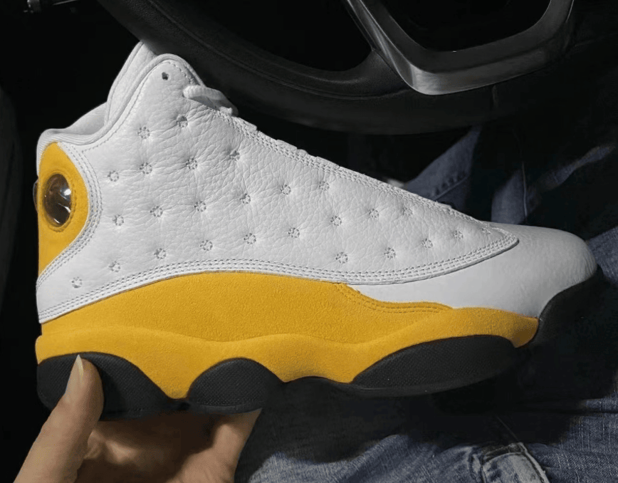全新 AJ13白黄实物曝光!清新亮眼! 货号:414571-167