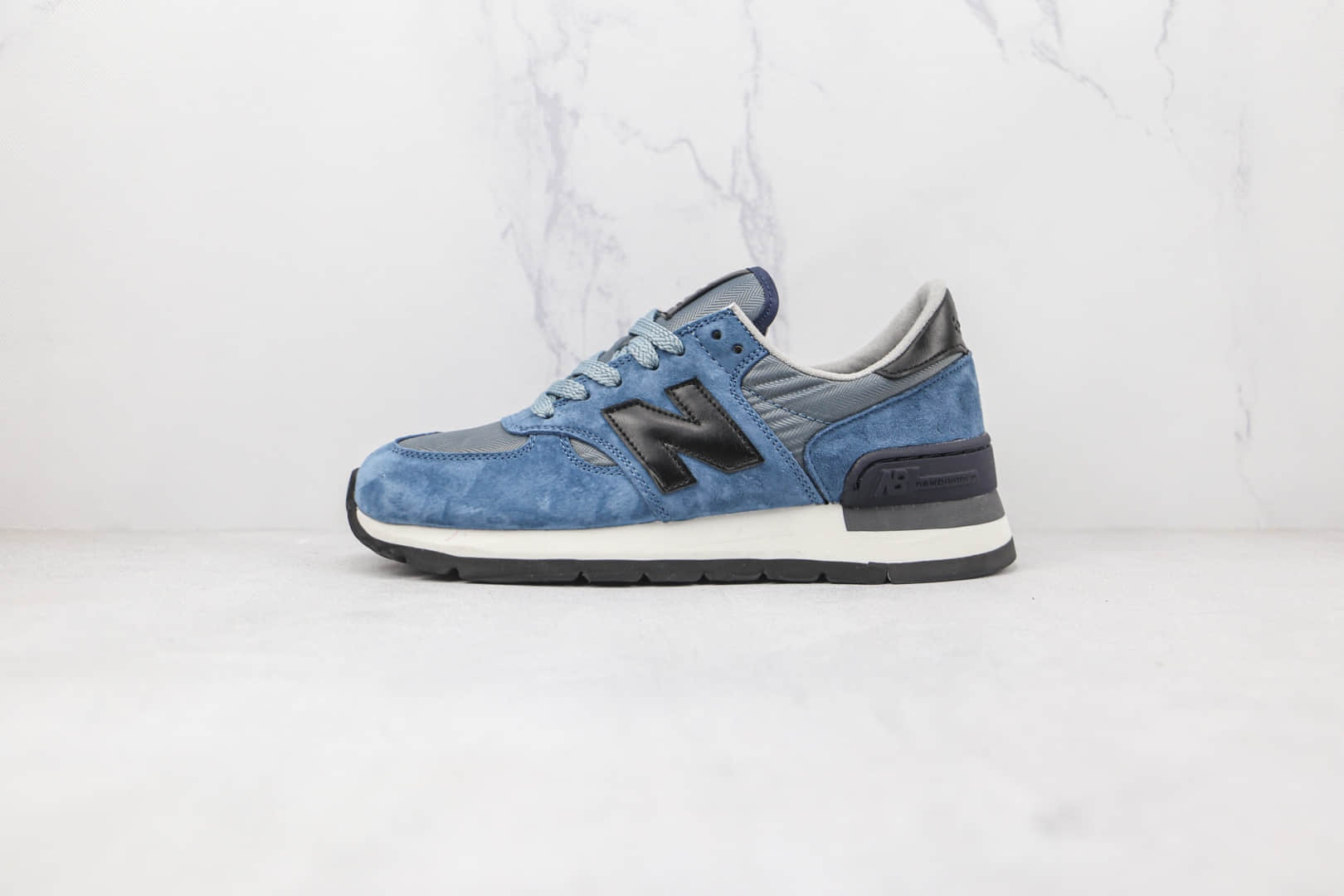 新百伦New Balance 990 V1纯原版本红标40周年纪念款NB990V1慢跑鞋原楦头纸板打造 货号:M990DBL