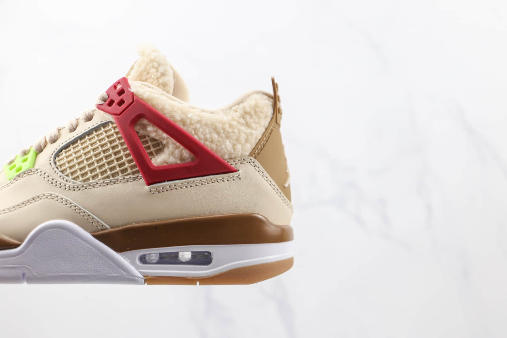 乔丹Air Jordan 4 GS Where The Wild Things Are纯原版本卡其色羊绒鸳鸯AJ4篮球鞋原盒原标 货号:DH0572-264