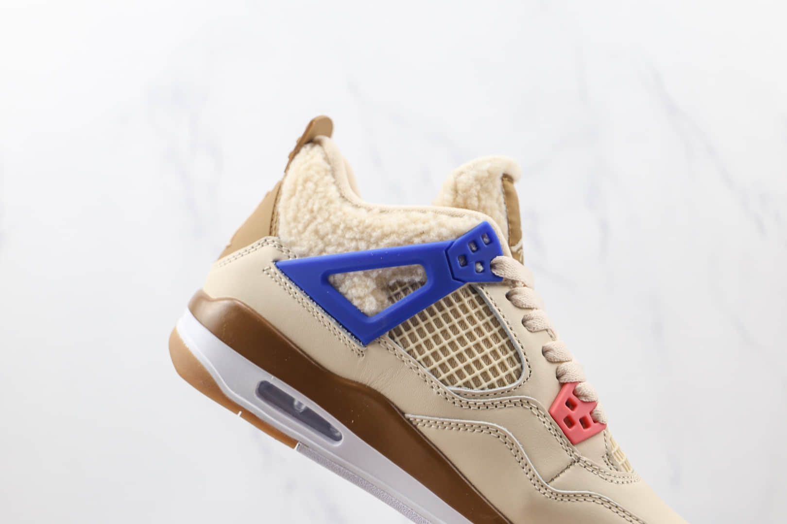 乔丹Air Jordan 4 GS Where The Wild Things Are纯原版本卡其色羊绒鸳鸯AJ4篮球鞋原盒原标 货号:DH0572-264