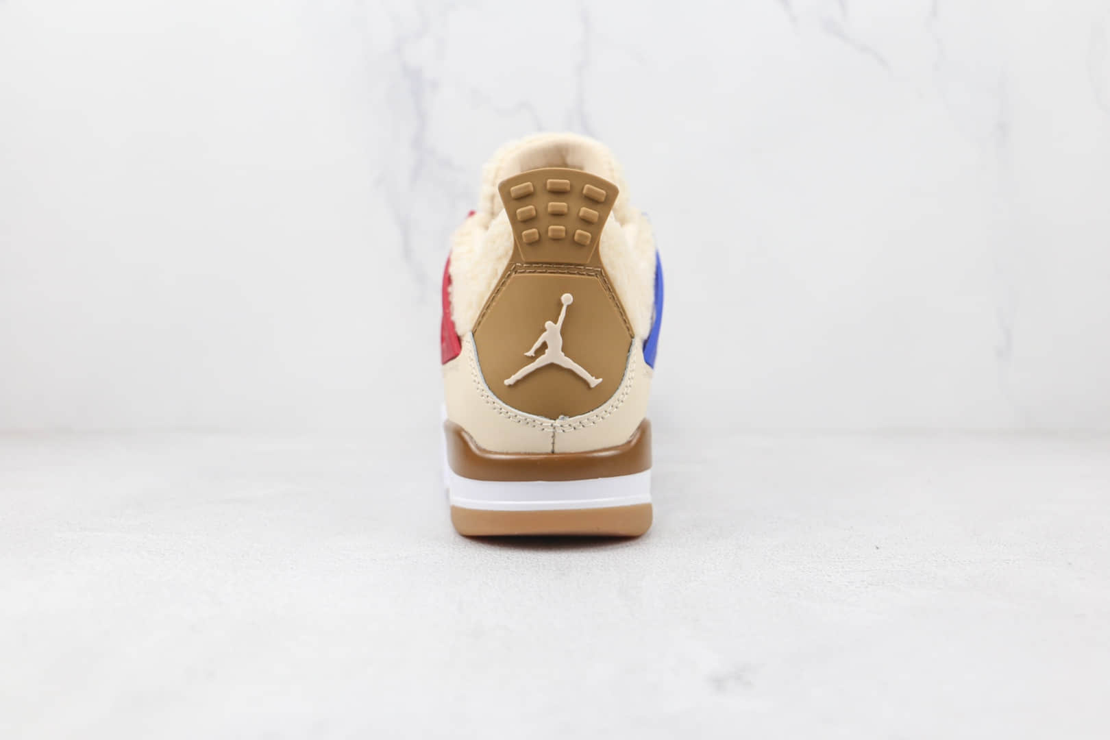 乔丹Air Jordan 4 GS Where The Wild Things Are纯原版本卡其色羊绒鸳鸯AJ4篮球鞋原盒原标 货号:DH0572-264