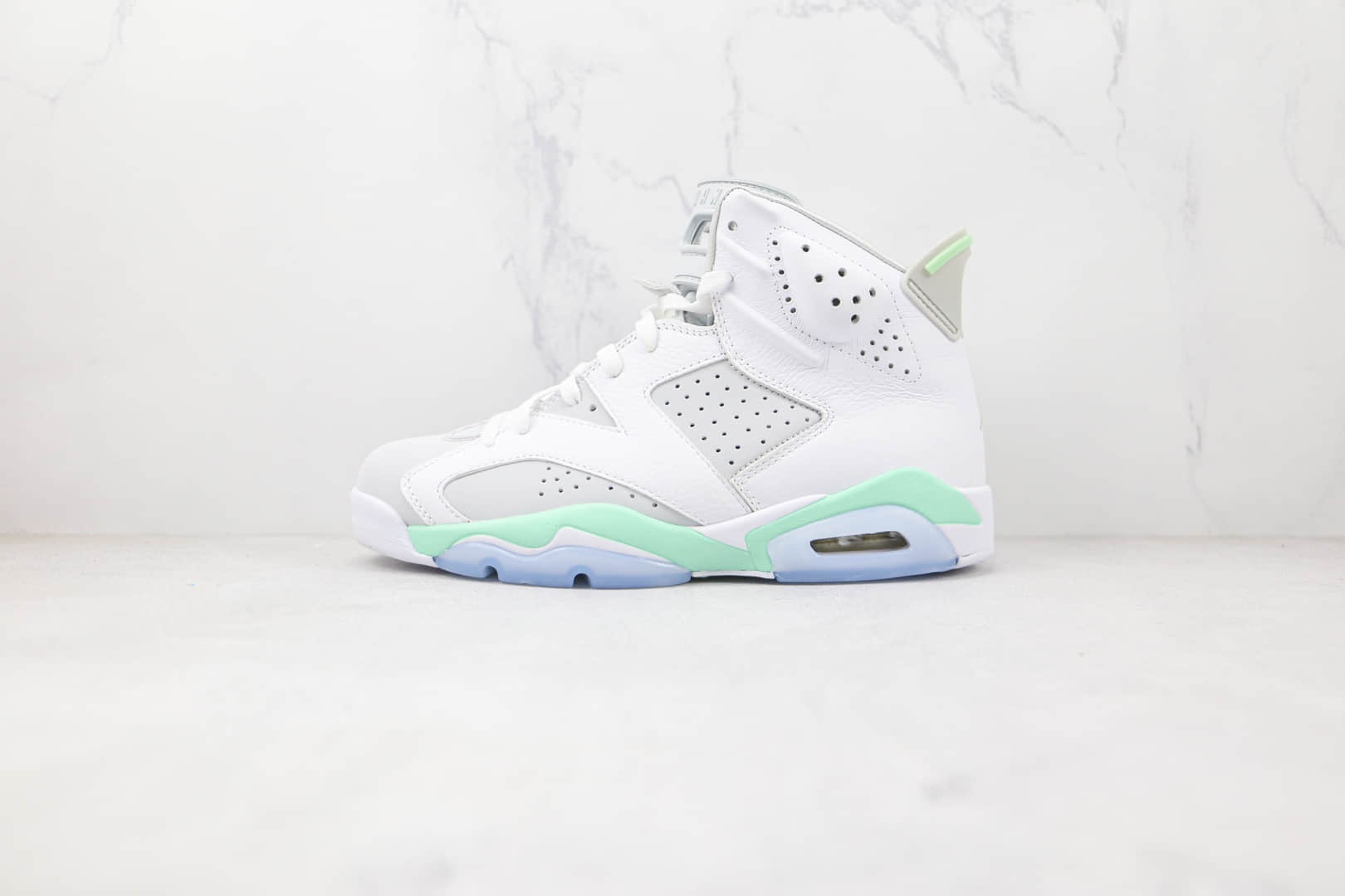 乔丹Air Jordan 6 Mint Foam纯原版本白薄荷绿色AJ6篮球鞋原盒原标 货号:DQ4914-103