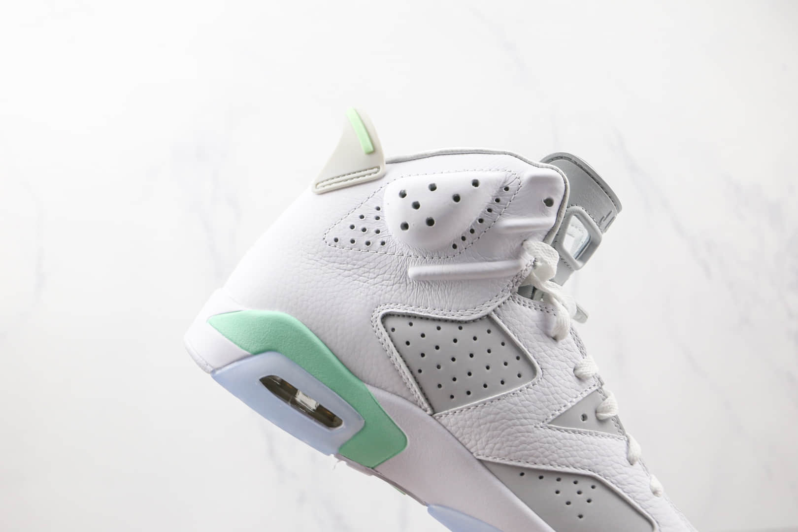 乔丹Air Jordan 6 Mint Foam纯原版本白薄荷绿色AJ6篮球鞋原盒原标 货号:DQ4914-103