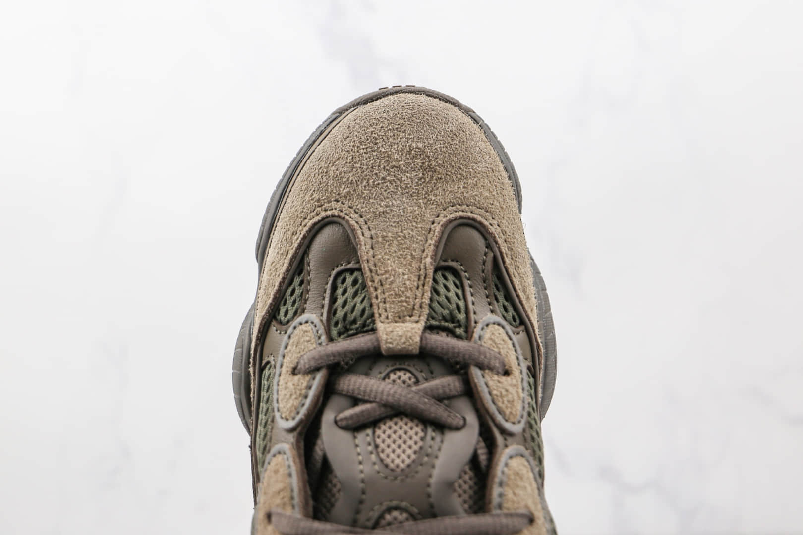 阿迪达斯Adidas Yeezy500 Clay Brown纯原版本椰子500山野迷踪深棕色老爹鞋原楦头纸板打造 货号:GX3606