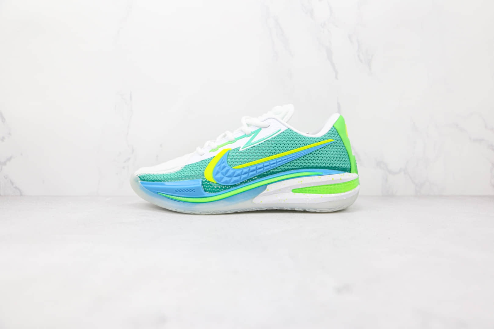 耐克Nike Zoom GT Cut纯原版本蓝绿色GT Cut篮球鞋支持实战 货号:CZ0176-003