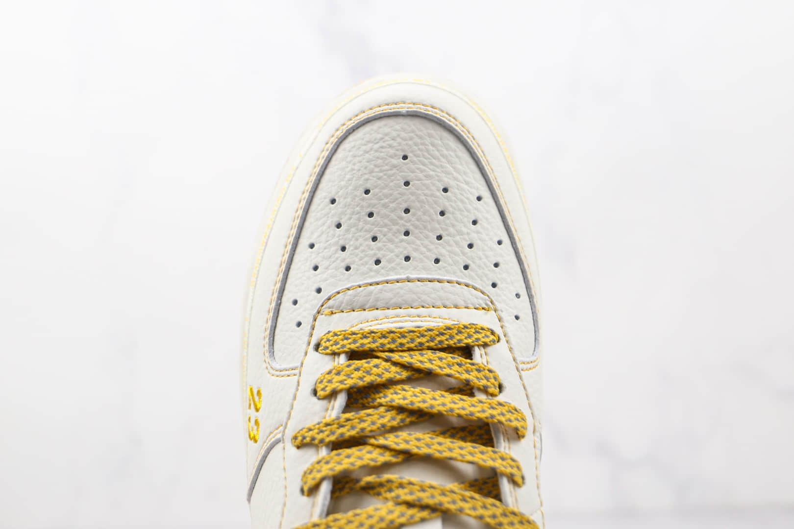 耐克Nike Air Force 1纯原版本中帮空军一号紫金湖人3M反光板鞋内置气垫 货号:DW8802-609