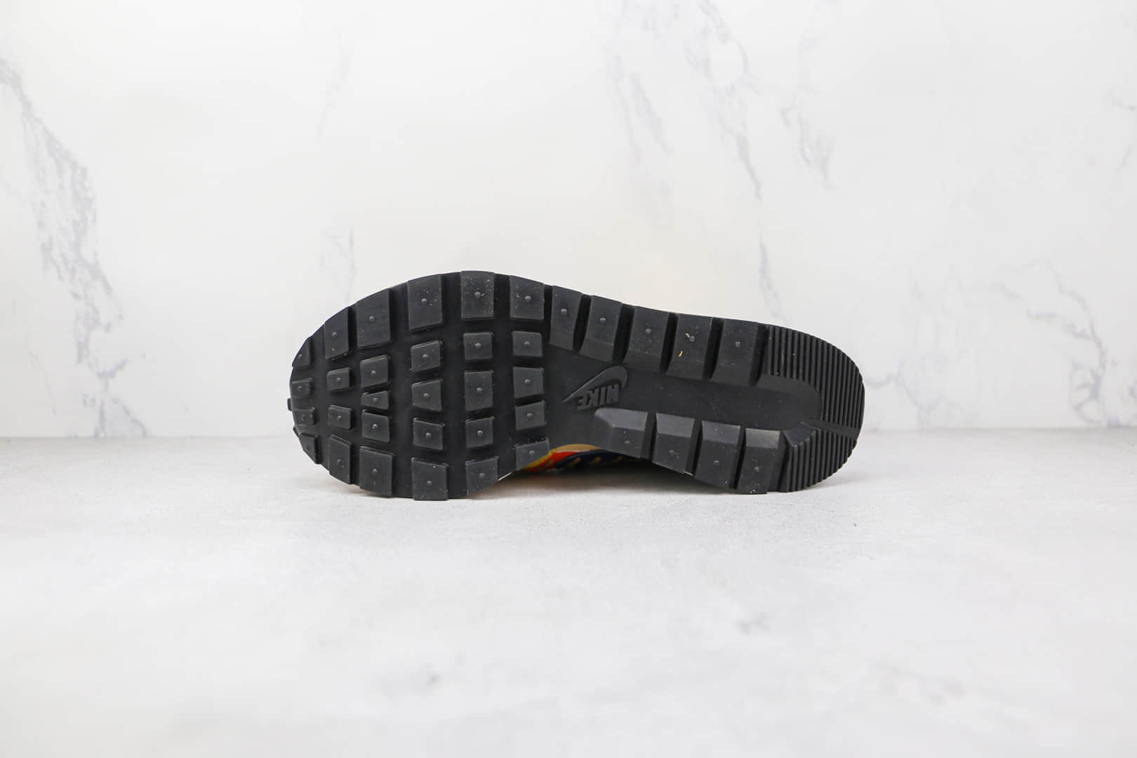 耐克Nike VaporWaffle “Black”WSD x sacai x Jean Paul Gaultier三方联名款Sacai卡其色黄蓝绿缝线老爹鞋原楦头纸板打造 货号:DH9186-200