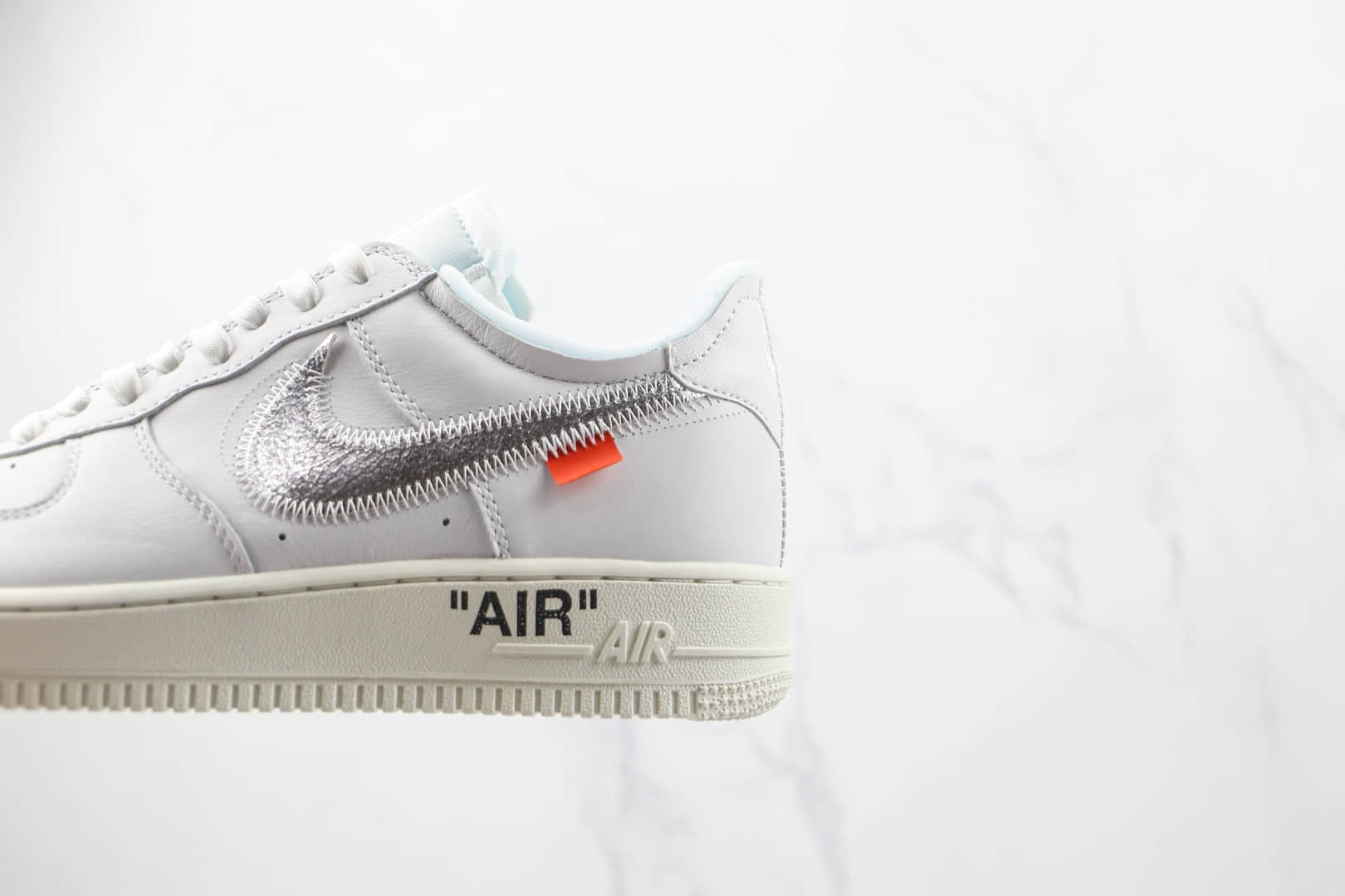 耐克Nike AirForce 1 Low Virgil Abloh x OFF WHITE联名款纯原版本低帮空军一号白色板鞋原档案数据开发 货号:AO4297-100