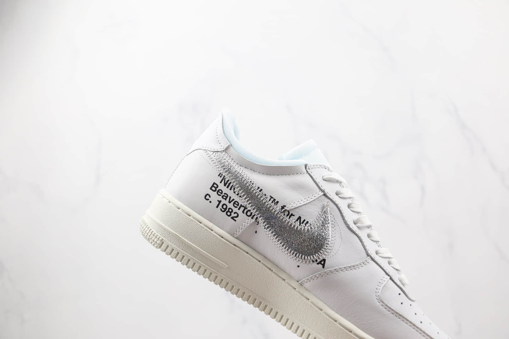 耐克Nike AirForce 1 Low Virgil Abloh x OFF WHITE联名款纯原版本低帮空军一号白色板鞋原档案数据开发 货号:AO4297-100