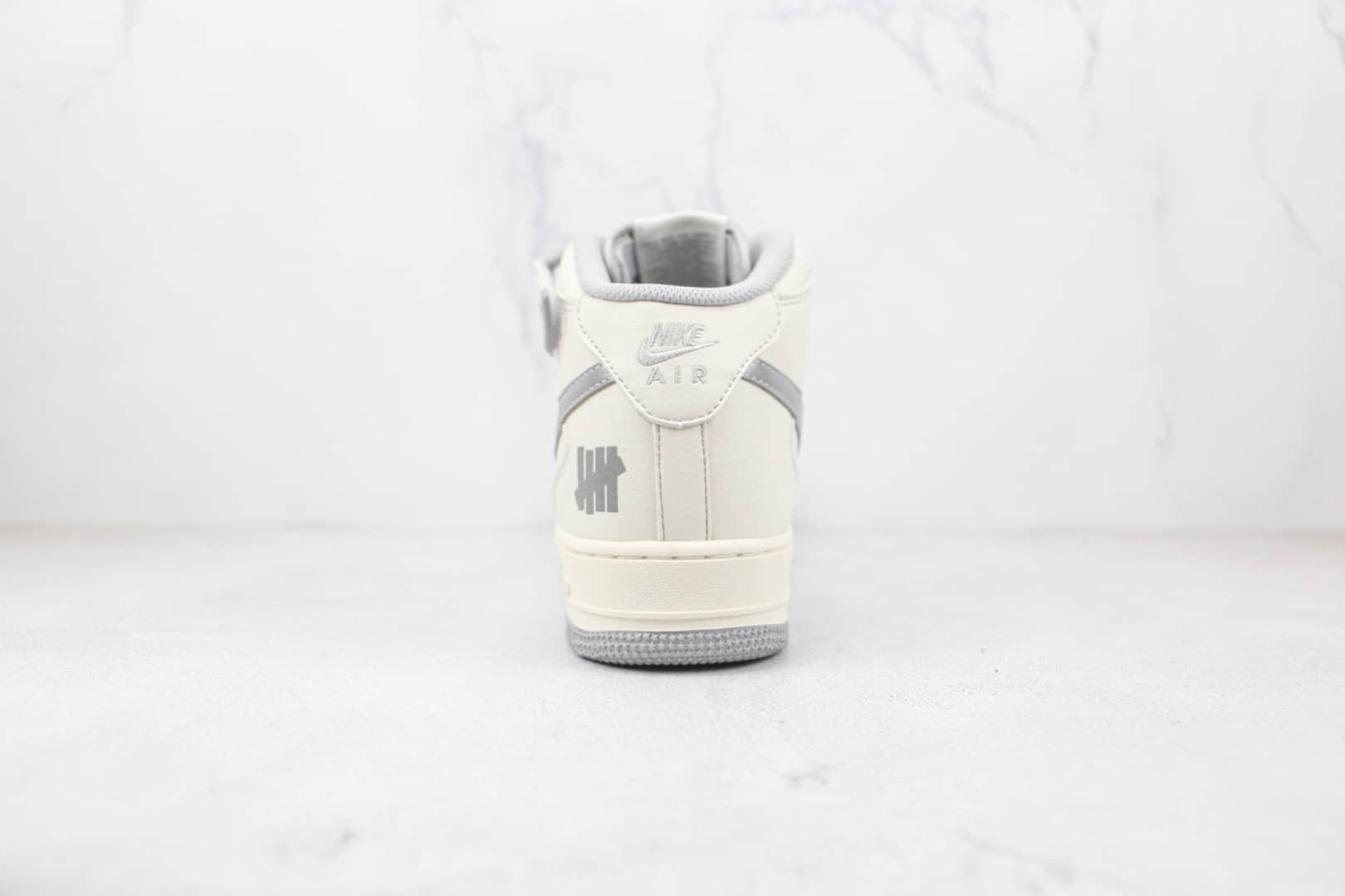 耐克Nike Air Force 1纯原版本中帮空军一号白灰色板鞋原档案数据开发 货号:AO6617-306
