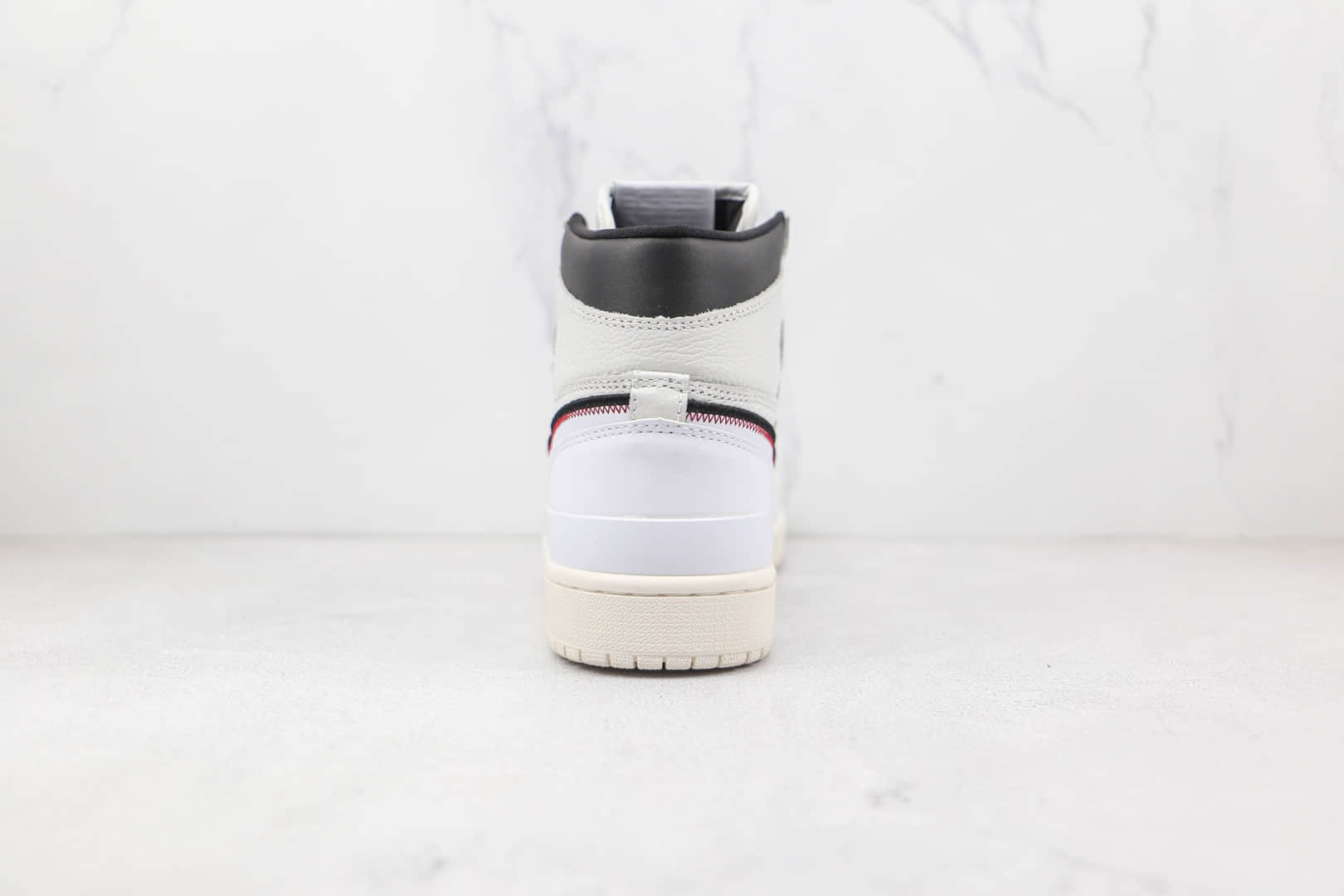 乔丹Air Jordan 1 Retro High Double Strap纯原版本高帮AJ1魔术贴白黑色板鞋原档案数据开发 货号:AQ7924-101