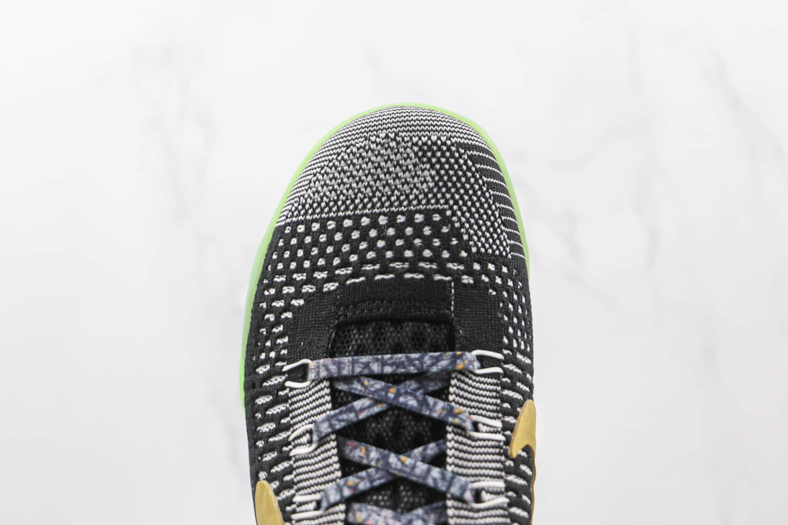 耐克Nike Zoom Kobe IX纯原版本科比9代编织黑绿色篮球鞋支持实战 货号:630847-002