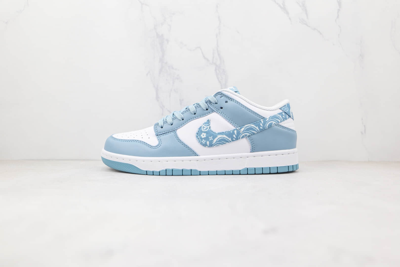 耐克Nike SB Dunk Low纯原版本低帮DUNK白蓝色LV印花板鞋原档案数据开发 货号:DH4401-101