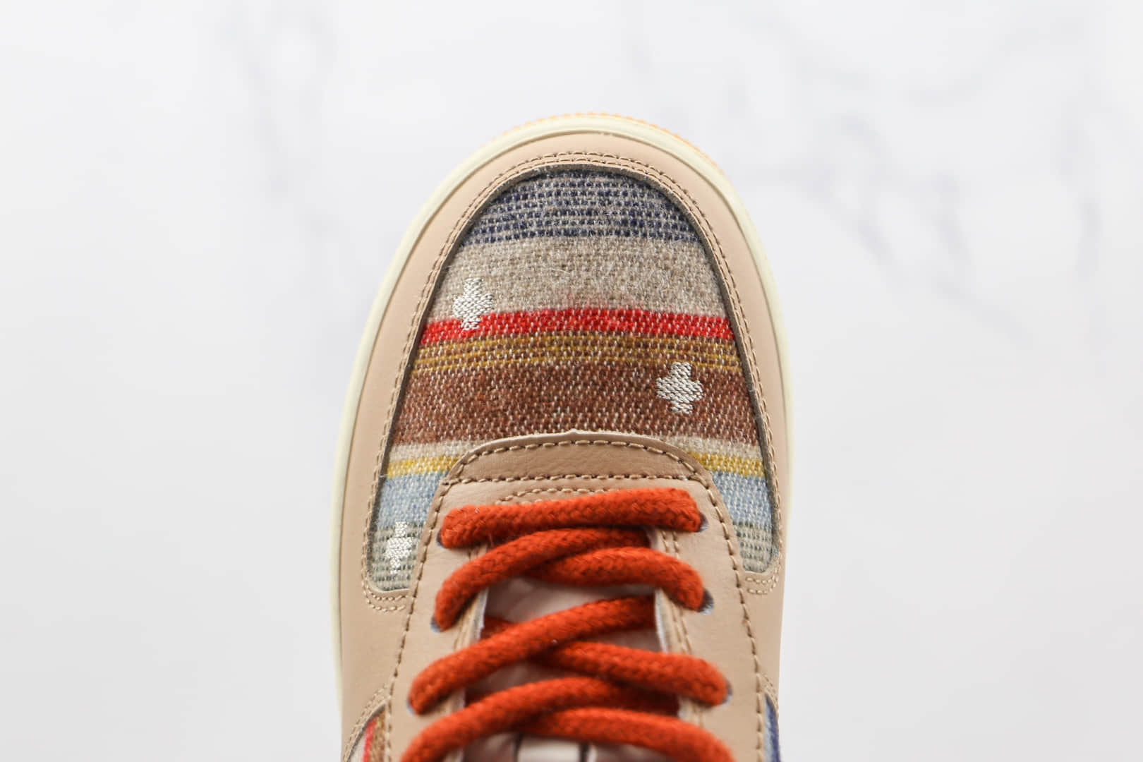 耐克Nike Air Force 1'07 Low纯原版本低帮空军一号虎年限定金虎贺岁羊毛条纹板鞋内置气垫 货号:CW2288-686