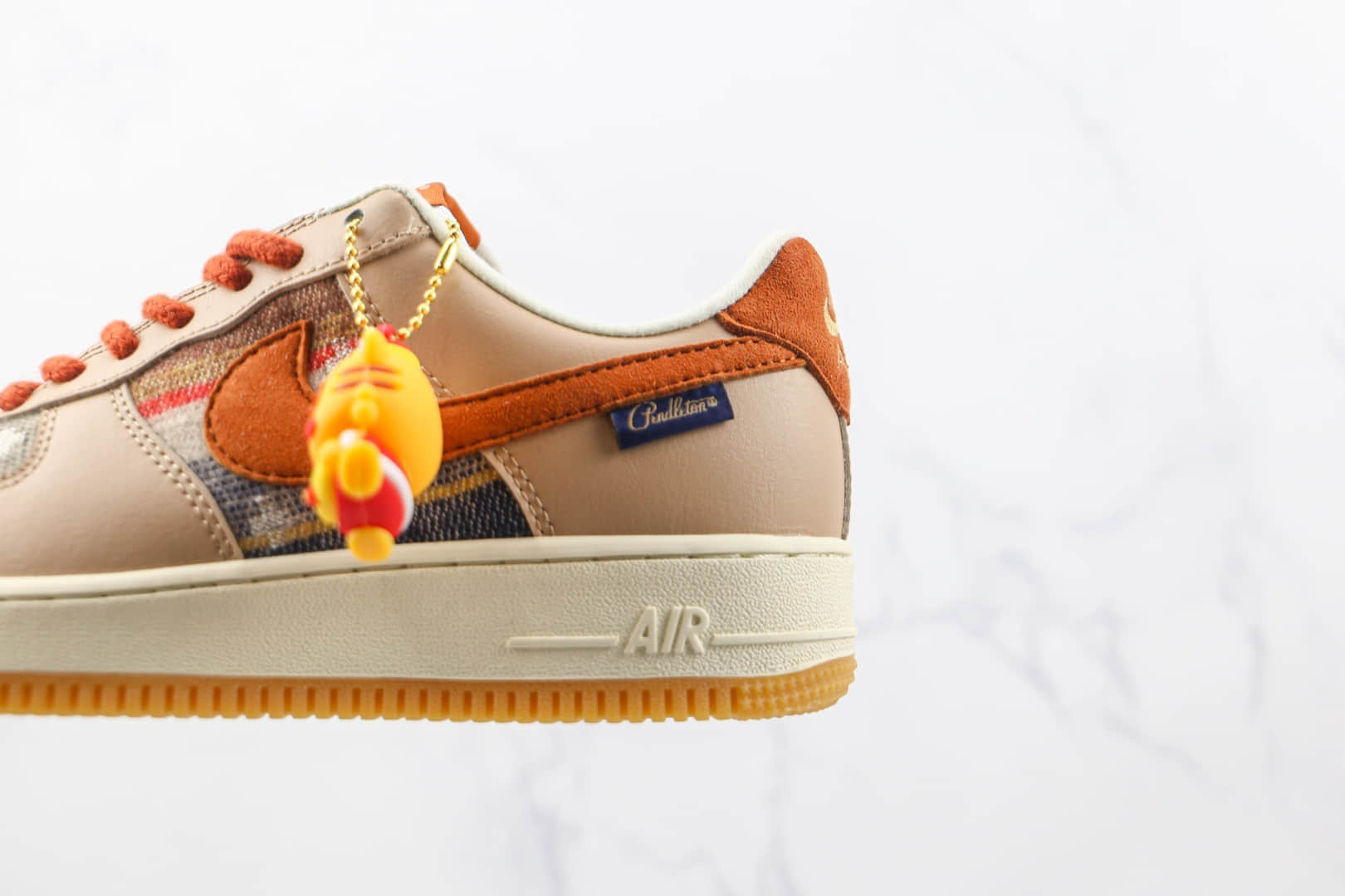 耐克Nike Air Force 1'07 Low纯原版本低帮空军一号虎年限定金虎贺岁羊毛条纹板鞋内置气垫 货号:CW2288-686