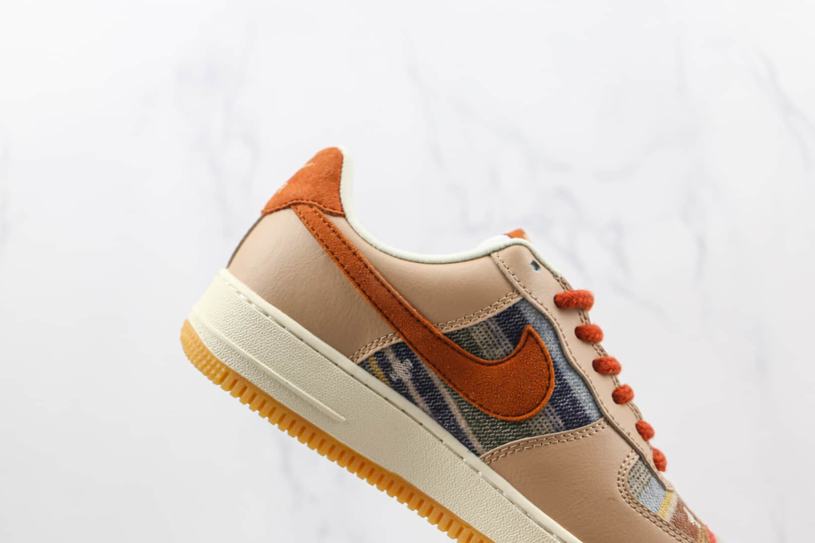 耐克Nike Air Force 1'07 Low纯原版本低帮空军一号虎年限定金虎贺岁羊毛条纹板鞋内置气垫 货号:CW2288-686
