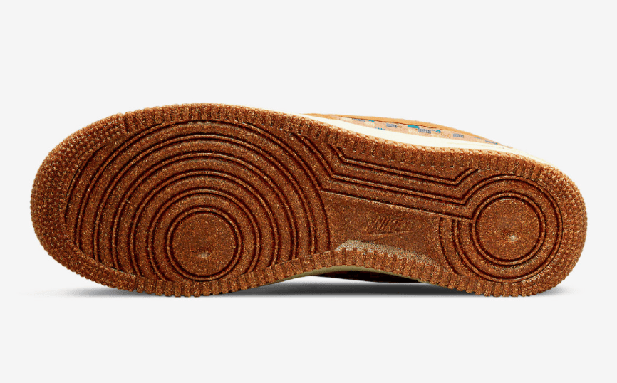 “软木塞”加持!全新AF1 N7官图释出! 货号:DM4956-700