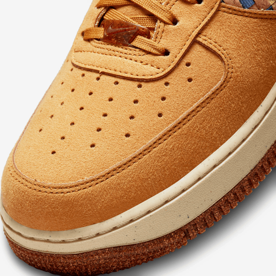 “软木塞”加持!全新AF1 N7官图释出! 货号:DM4956-700