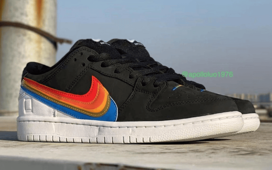 宝丽来SB Dunk Low实物曝光!三钩有点靓!