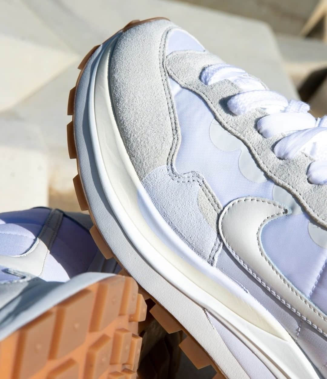 白生胶sacai x Nike Vaporwaffle再发售!可惜不在国内! 货号:DD1875-100