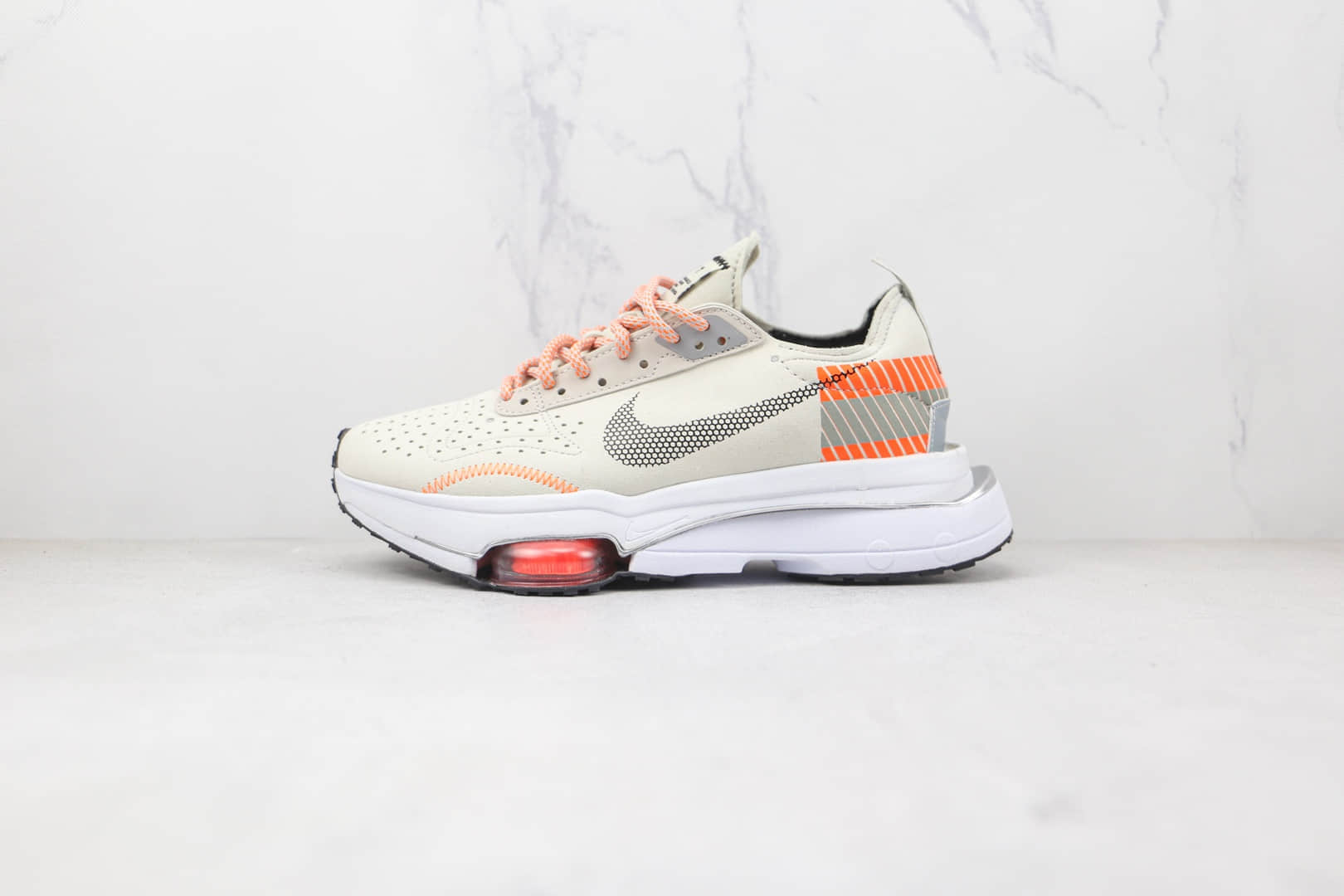 耐克Nike Air Zoom Type N.354纯原版本解构气垫跑鞋灰橙色原盒原标 货号:DB5459-002