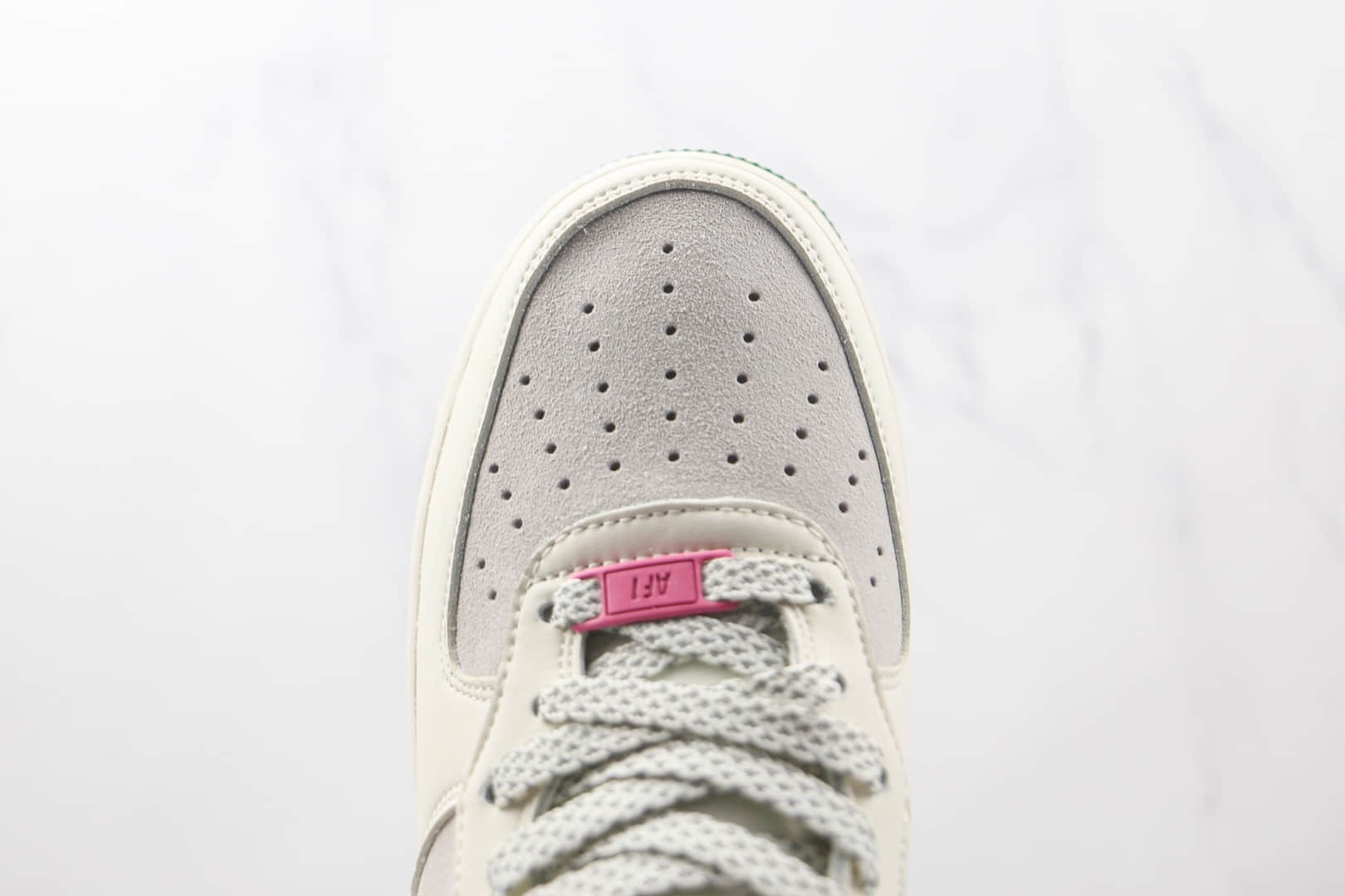 耐克Nike Air Force 1‘07 Mid纯原版本中帮空军一号麂皮米白色3M反光板鞋内置气垫 货号:GY3368-308