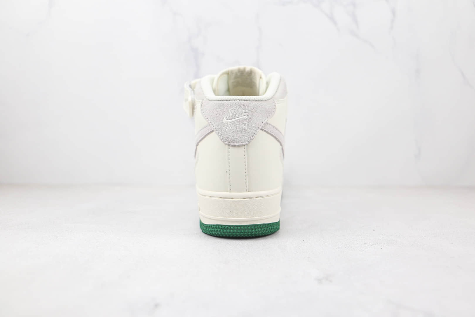 耐克Nike Air Force 1‘07 Mid纯原版本中帮空军一号麂皮米白色3M反光板鞋内置气垫 货号:GY3368-308
