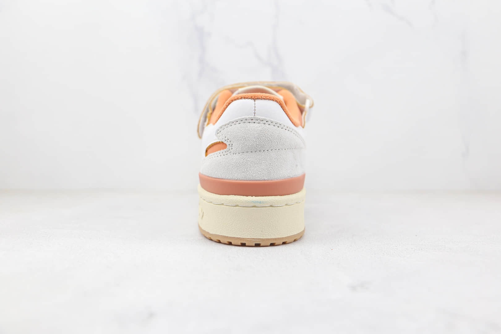 阿迪达斯Adidas originals Forum 84 low纯原版本白桔色三叶草Forum84复古板鞋原盒原标 货号:G57966