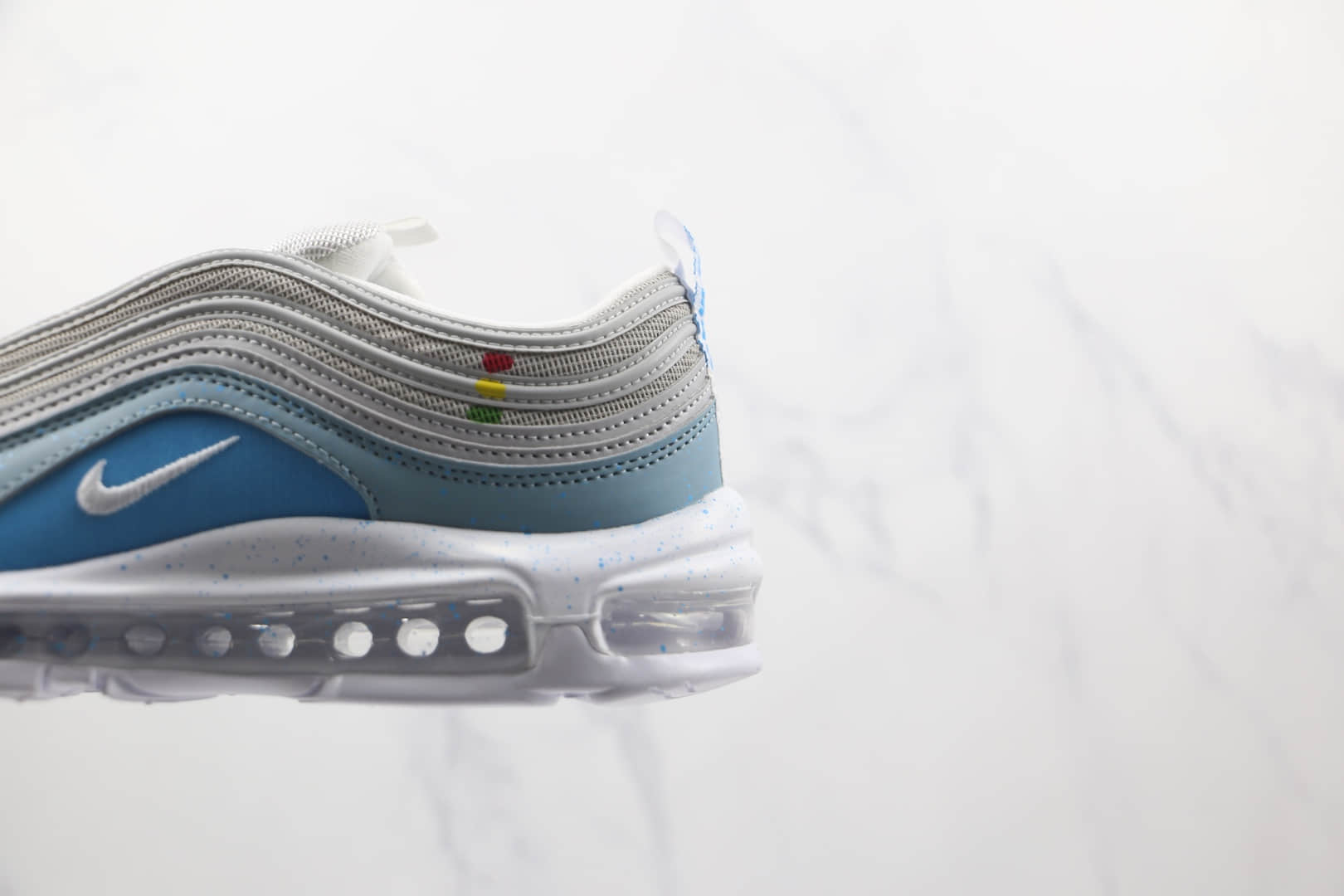 耐克NIKE Air Max 97纯原版本白蓝色Max97气垫鞋原档案数据开发 货号:921826-101